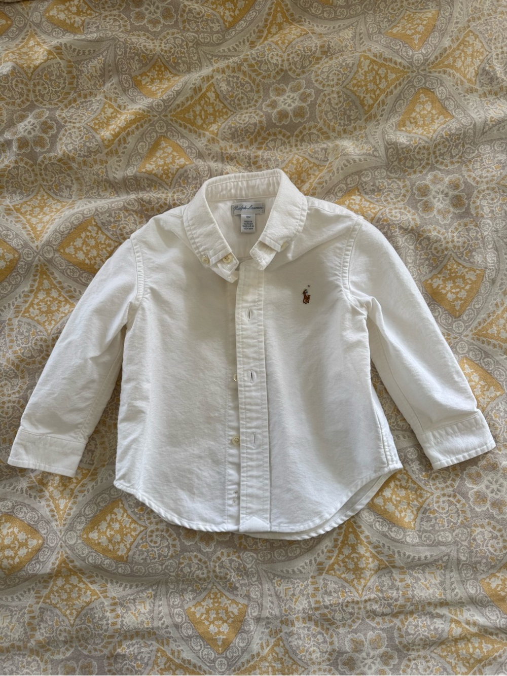 Toddler 18 mo Ralph LaurenWhite Button-Down Shirt